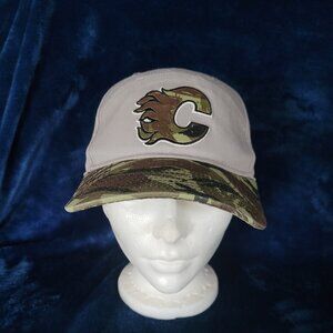Calgary Flames Camo Trucker Hat